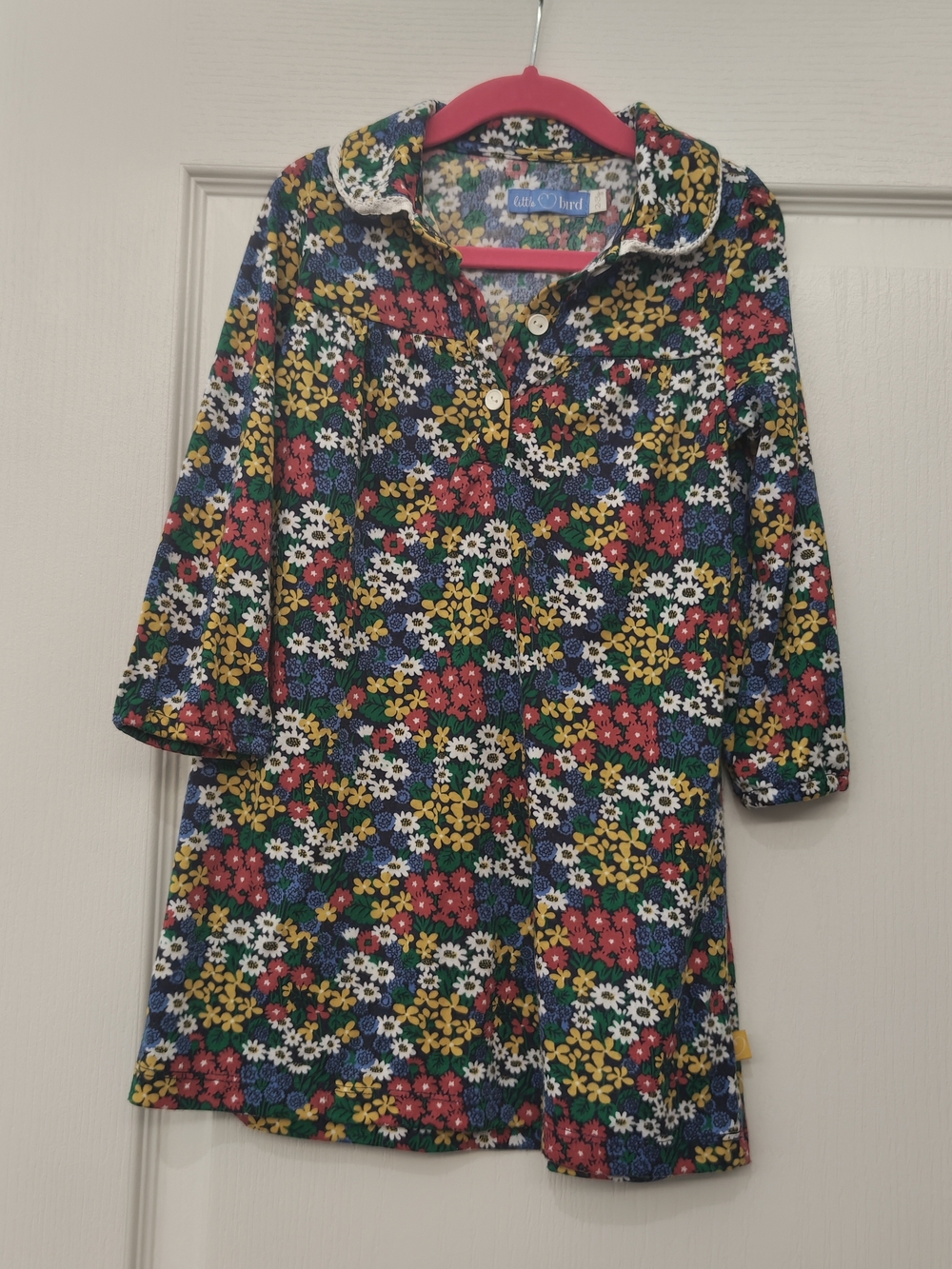 Little Bird By Joules Oliver UK Girls' Multicolor Floral Casual Dress